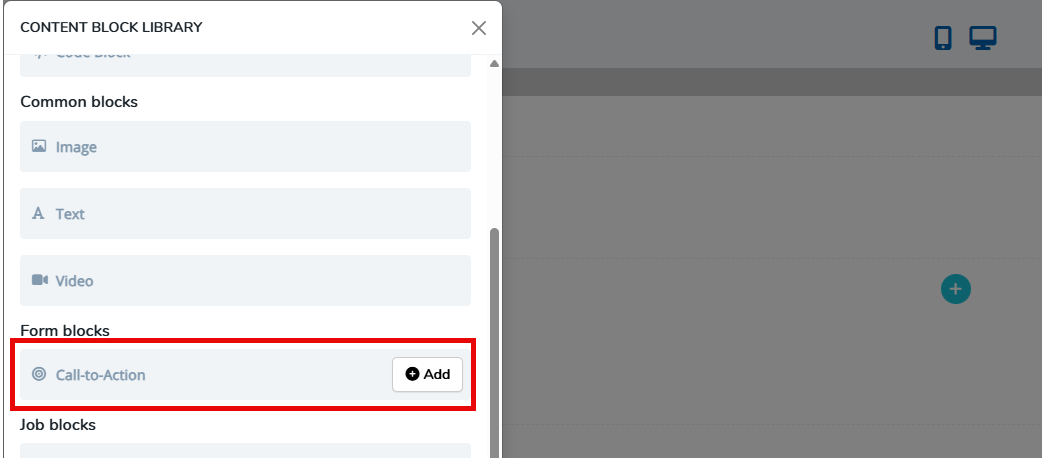 add CTA block to row.png