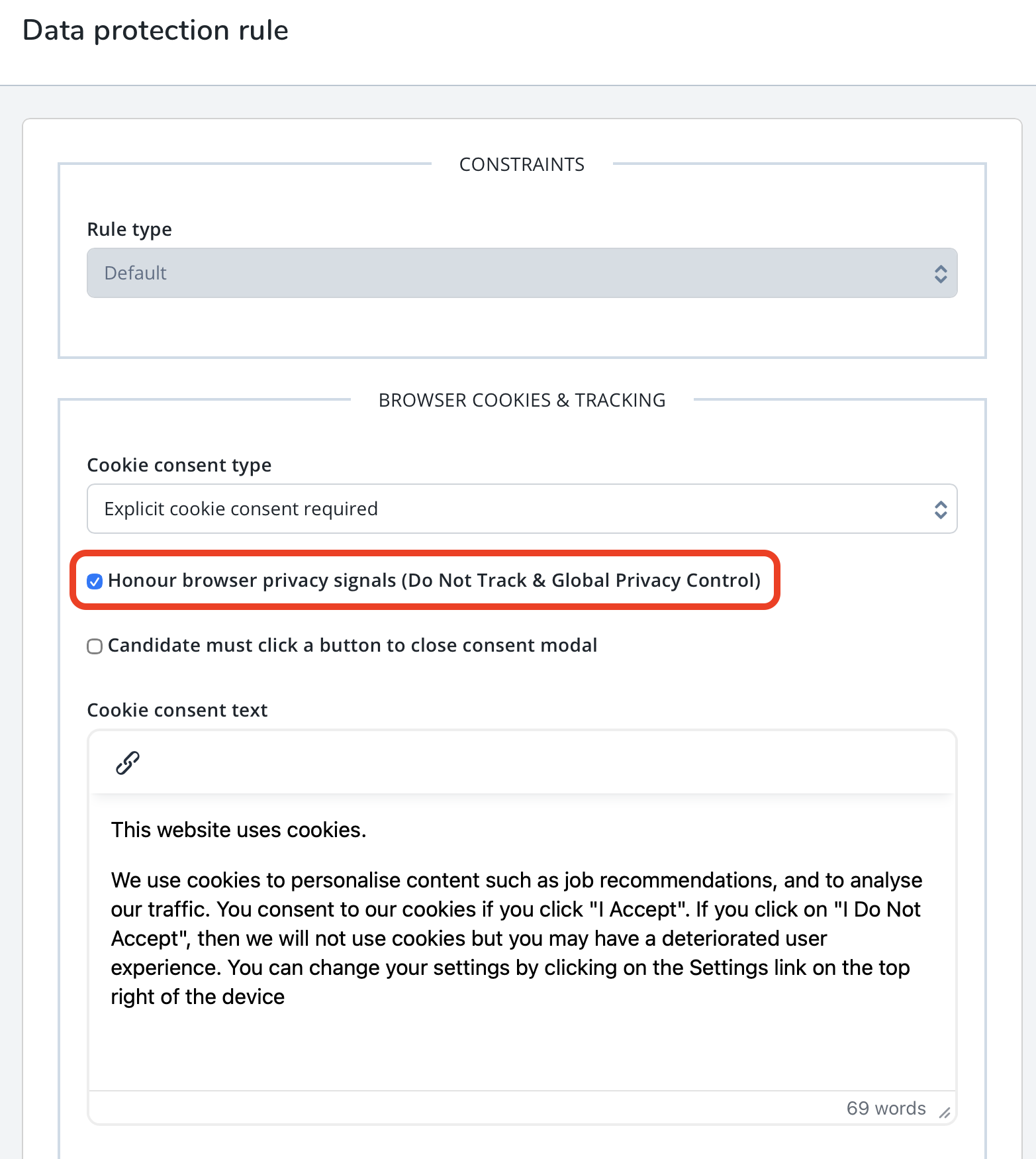 Honour browser privacy signals setting.png