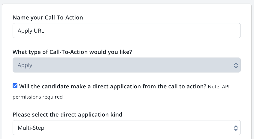 configure CTA