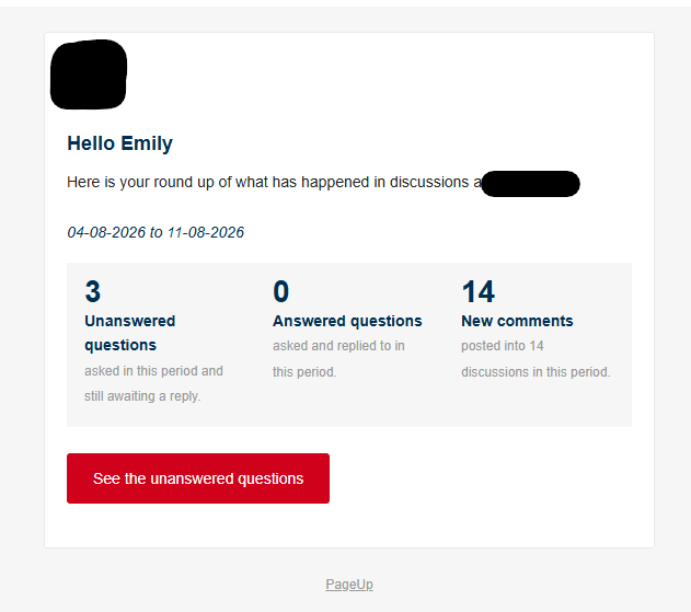 round up email example
