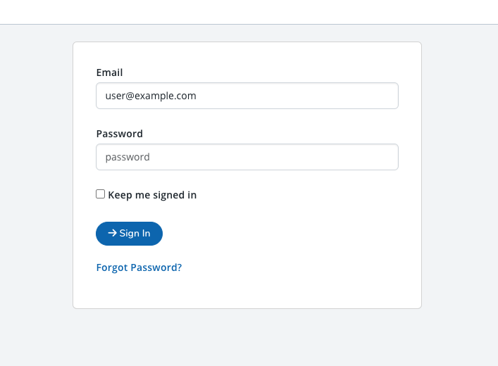 email and password login screen.png