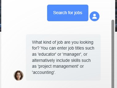 Chatbot Job Search Example